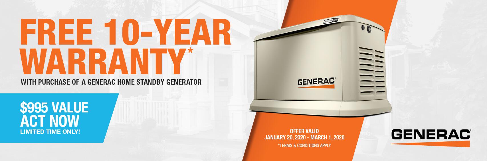 Homestandby Generator Deal | Warranty Offer | Generac Dealer | Estacada, OR